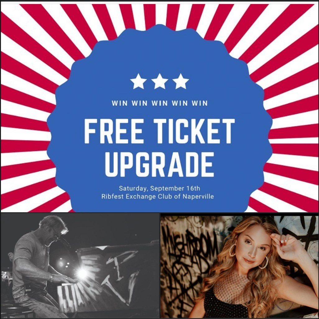GIVEAWAY! Free ticket UPGRADE! Purchase a ticket to Alexandra Kay and Phil Vassar and be entered to win a free ticket upgrade! Must purchase ticket by Thursday, September 7. This promotion is not sponsored by Twitter  #philvassar #alexandrakay #dupageeventcenter #exchangeclub