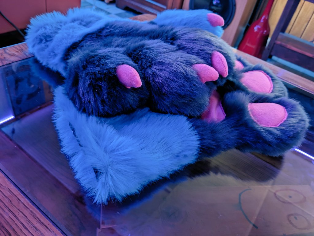 The <a href="/TheBurritoQueen/">Burrito Brat🌶</a> did such an amazing job.

They even found the cutest liner for my pawbs.