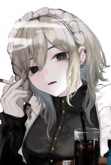 ヤニカス金髪ウルフカット 