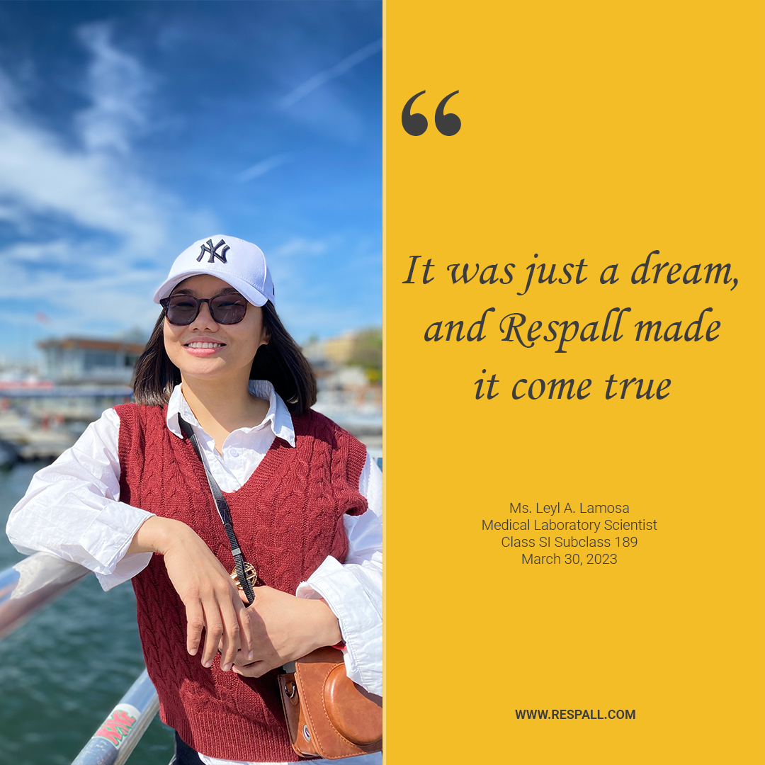 JoseRespall's tweet image. Explore, Watch, and Uncover the Inspiring Migration Journeys of Those Who Experienced Exceptional Service While Embarking from the Philippines.

Website: respall.com/testimonial/it…

Leyl A. Lamosa
Class SI Subclass 189
#MedicalLaboratoryScientist
Granted: March 30, 2023

#VisaGrant