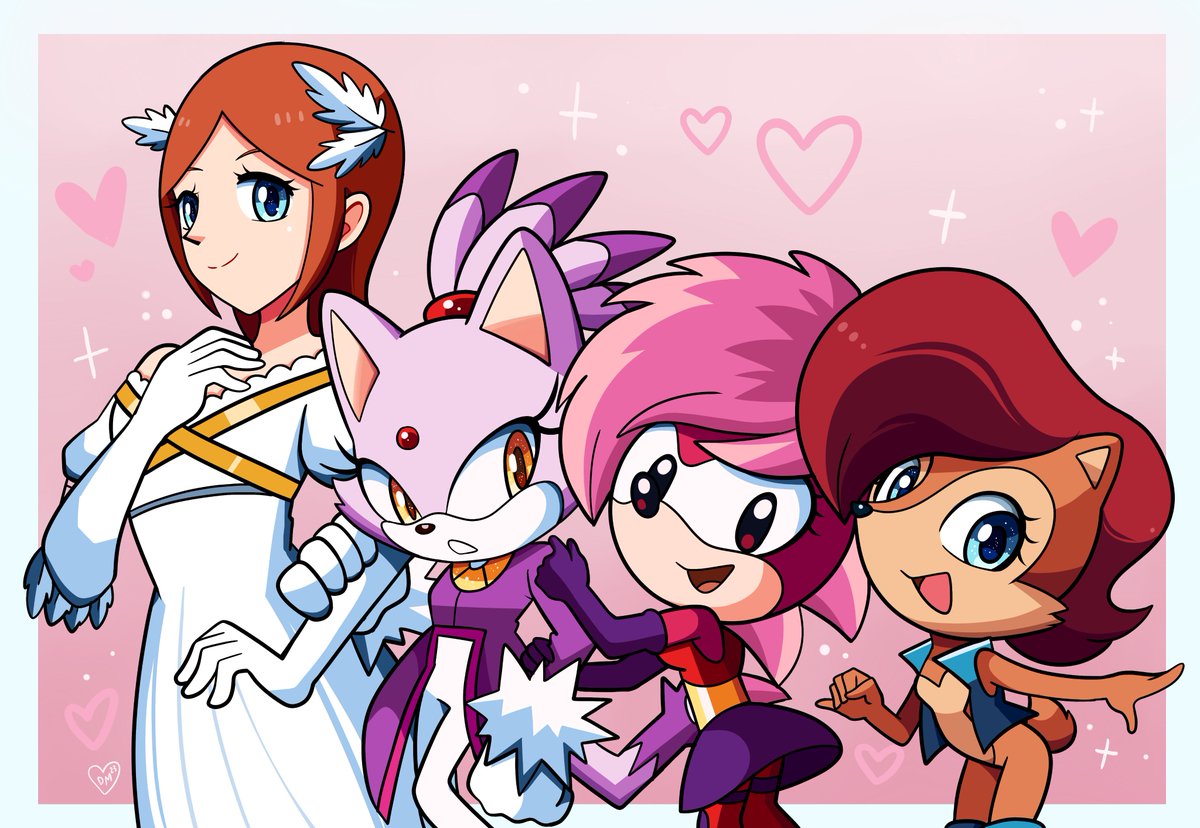 「Sonic Princesses!  Which one is your fav」|💜Domestic💜のイラスト