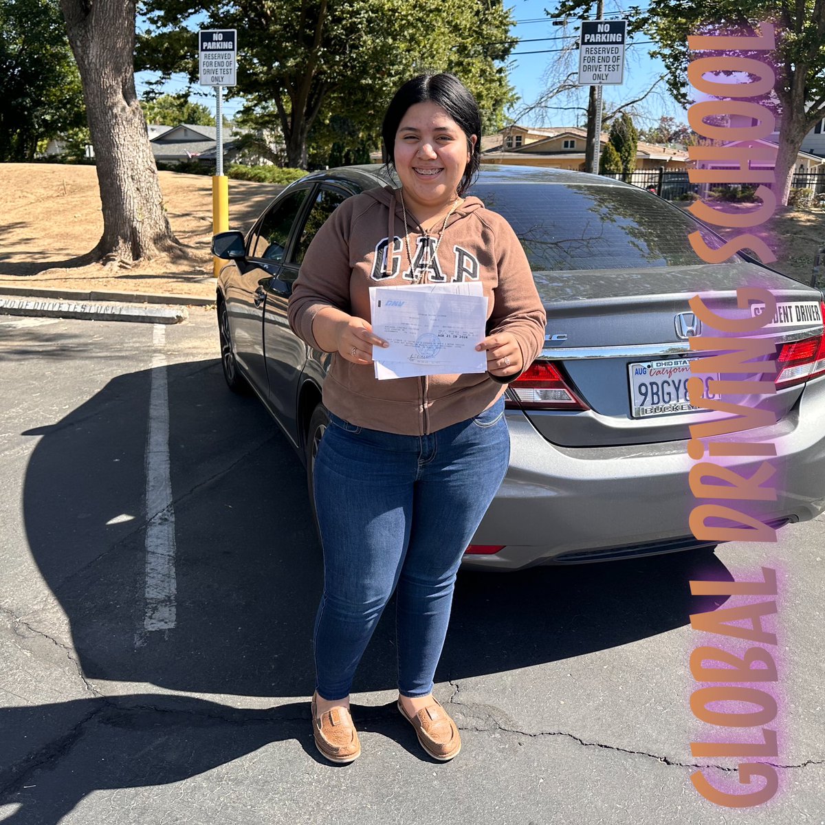 GlobalDriving's tweet photo. #GlobalDrivingSchool congrats for getting licensed today Adriana…excellent drive!!! https://t.co/0z6cuXHqtU