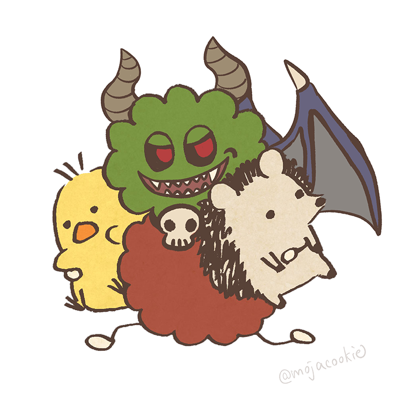 「学生時代に「魔王」って呼ばれてました。 なんで!? #本名にかすってもないのにつ」|もじゃクッキーのイラスト