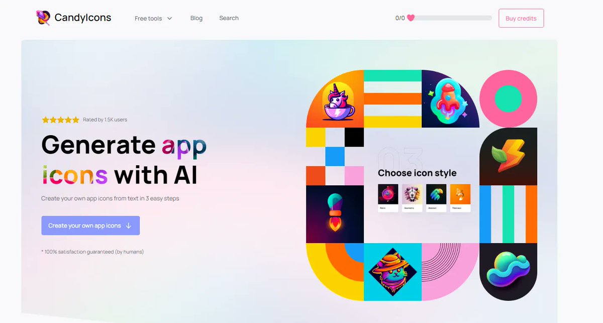Check out <a href="/CandyIconsAI/">CandyIcons</a>, which allows you to generate app icons with AI