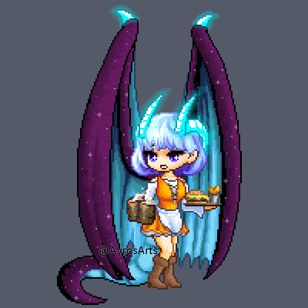 An old sprite I made of my OC
#pixelart #ドット絵