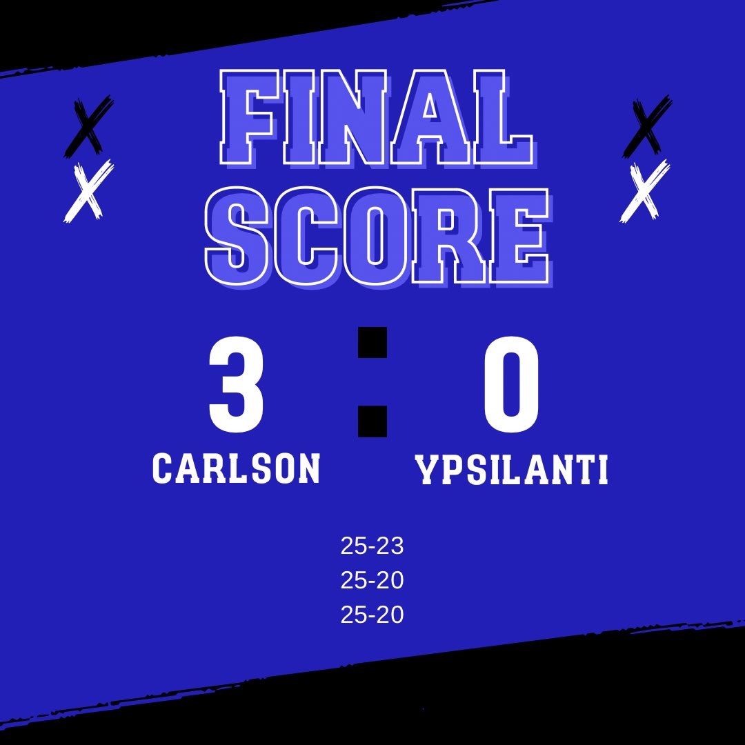 Carlson_VB's tweet photo. MARAUDERS WIN💙🏐

Varsity wins in straight sets at home‼️

JV also won their match
25-23
25-16
12-15

💙🏐💙🏐💙🏐💙🏐💙🏐💙🏐💙 https://t.co/ROAYKLKk2D