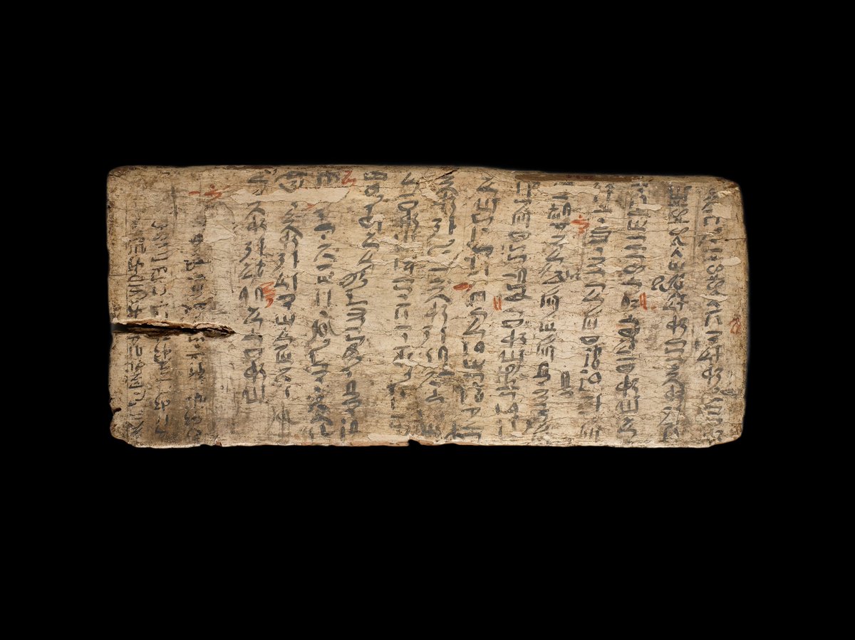 TracesLft's tweet photo. Red ink Spelling corrections made by a teacher on a student's writing board from Egypt's, 1981-1802 B.C.

Remarkably, even after 3,800 years, some aspects of life remain strikingly familiar. https://t.co/kXWCzolLiz