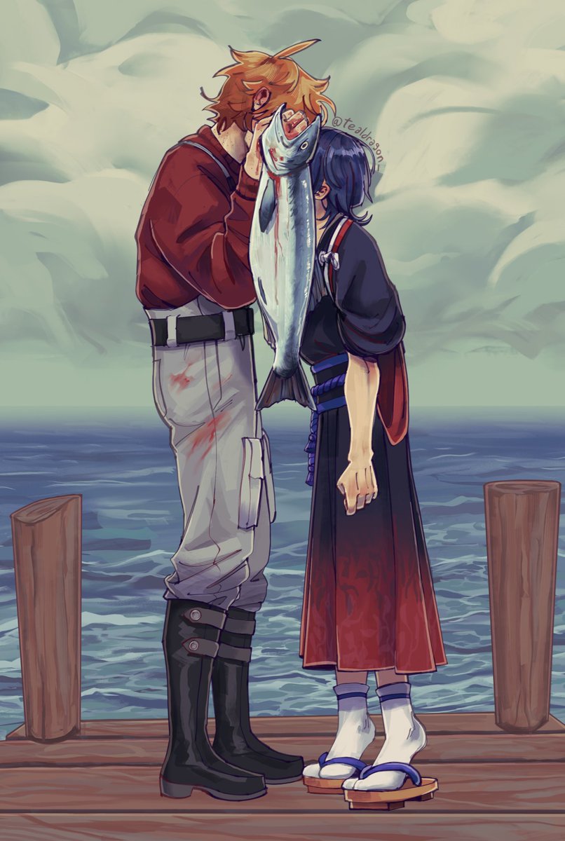 tealdragon_'s tweet photo. #chiscara #scarachilde 🐟👨‍❤️‍💋‍👨 https://t.co/wG7HZcizUX