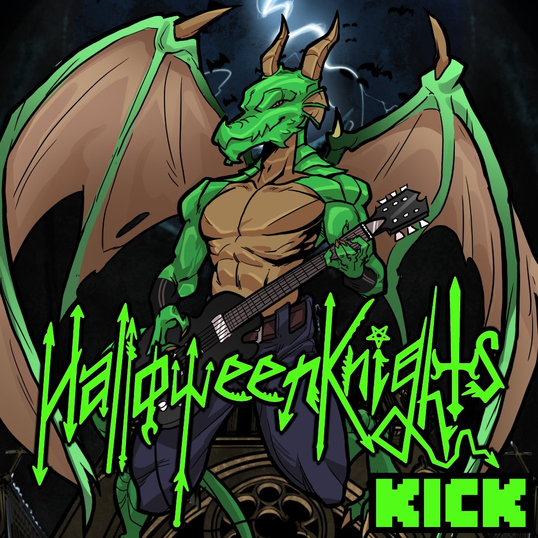 ✅ Skeleton pirate on keyboards
✅ Cat-girl on drums
✅ Dragon on electric guitars
✅ Wolfman on bass guitar
✅ Violin player on vocals
✅ Who is this mysterious girl?

❓Who the hell are the #HalloweenKnights❓

Find out on Kick!