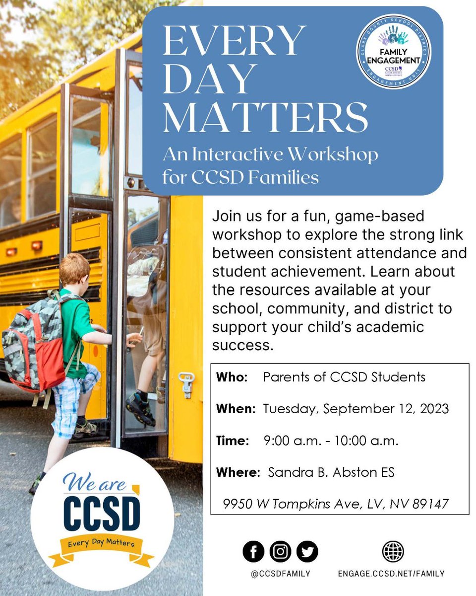 CCSD Family Engagement Department tweet media