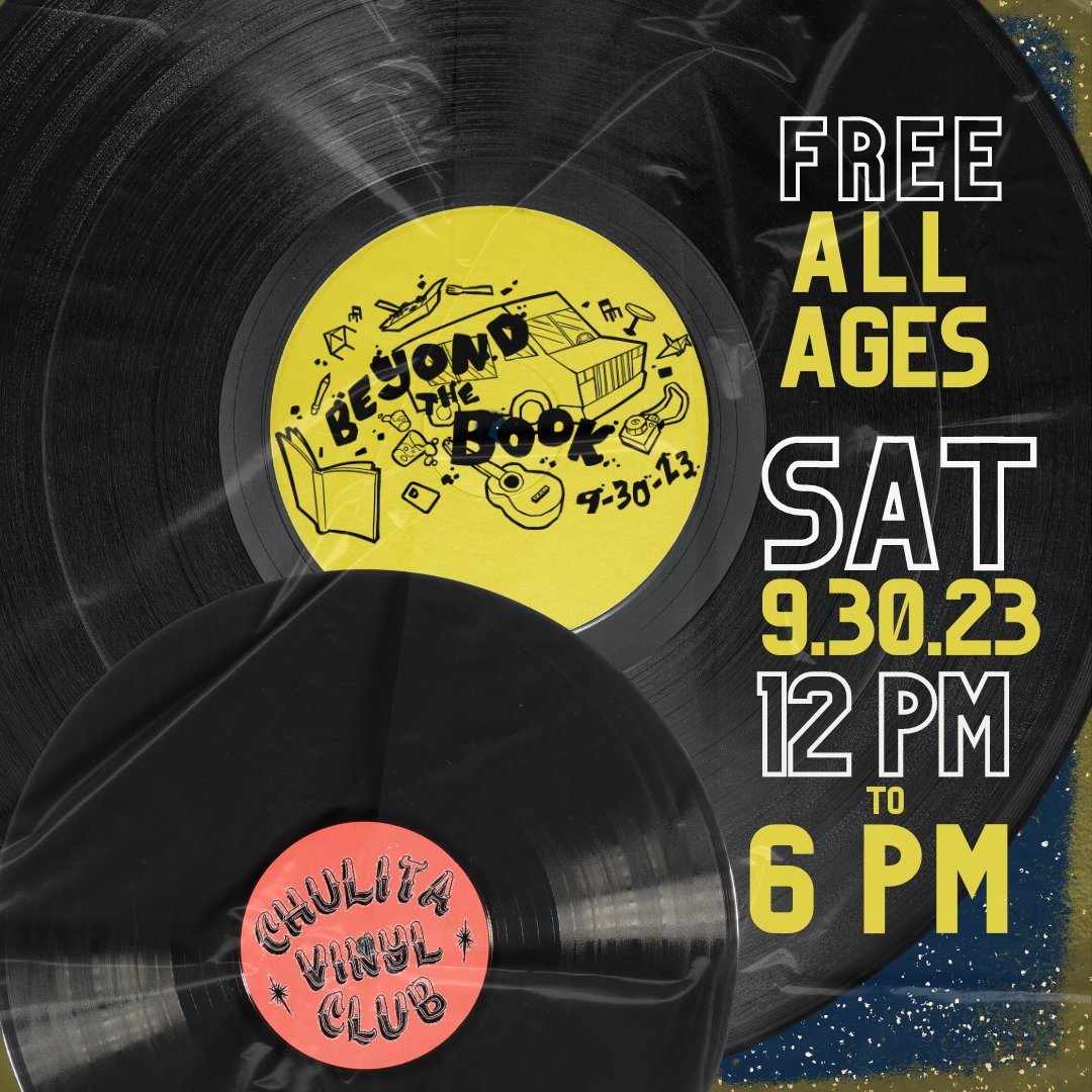We're excited to announce that Chulita Vinyl Club will be taking the stage at Beyond the Book! 

Stay tuned for more details about this electrifying event, including additional performers and activities.
For updates and information, visit:
 downeylibrary.org/beyond-the-book
