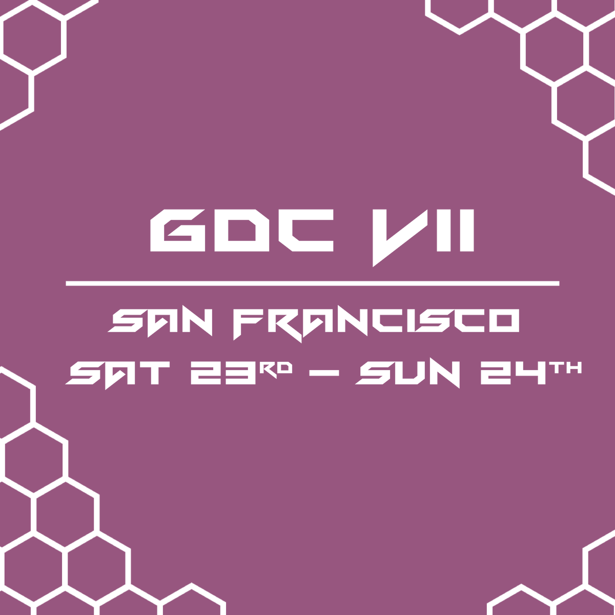 September is here! And what better way is there to welcome fall than with GDC VII? 🍂

#bumblebeargames #arcade #indiearcade