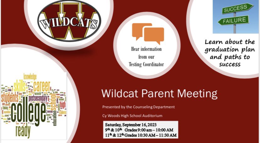 Cy Woods Counselors tweet media