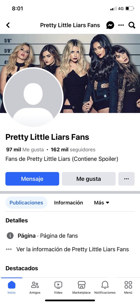 pllfanshh1's tweet photo. Me duele despedirme d e ustedes dodo es oficial me retiro de la página de #facebook no sé cómo hackearon mi cuenta que ya no puedo controlarla me duele mucho por que ya no me dan ganas de hacer toro por miedo a que me hackeen 😭😭😭💔 #prettylittleliars Forever https://t.co/CulB6amTqU