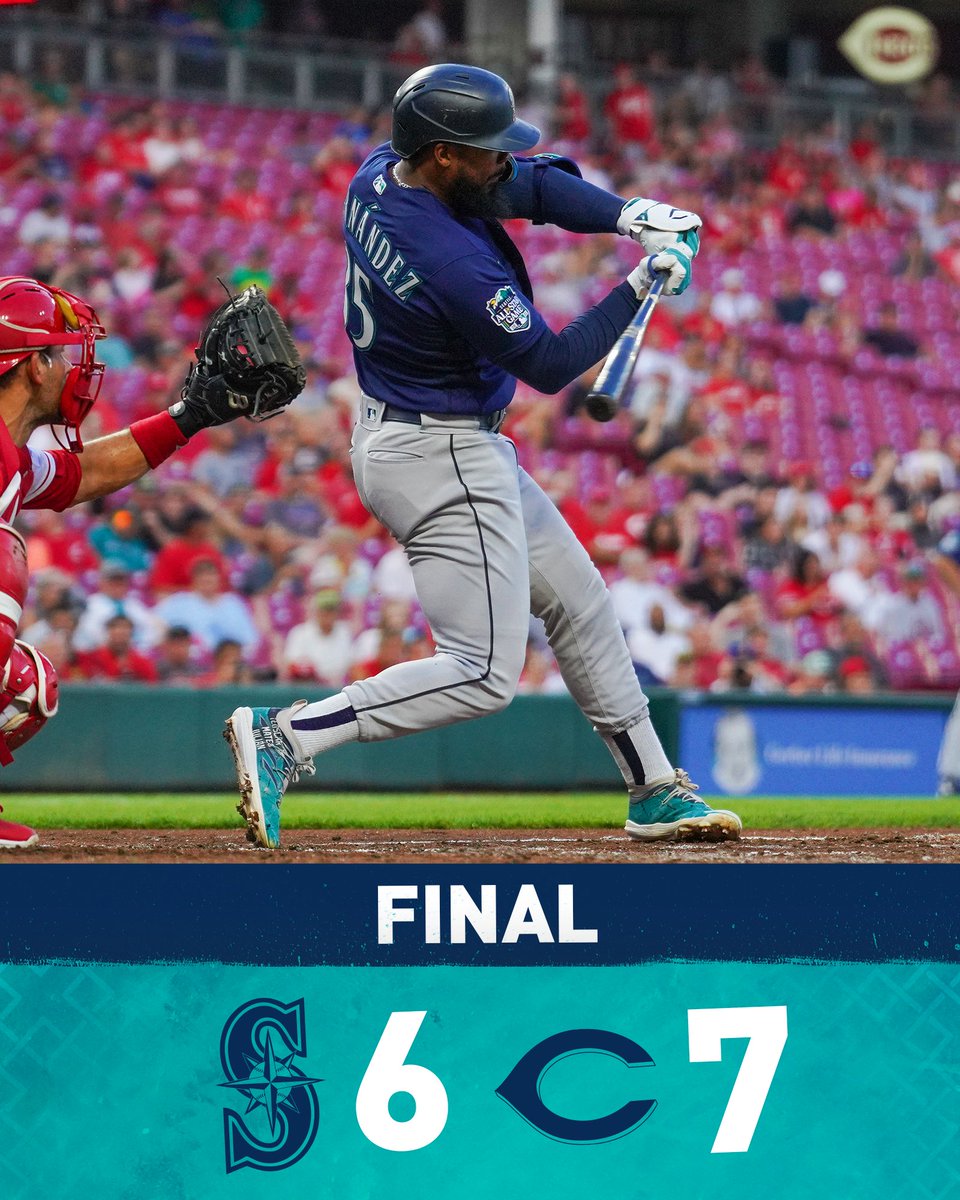 ⚾ BRUTAL

The Seattle Mariners are out of first place in the AL West & have lost 4 of their past 5.

Not Good.
Not Good At All.

Onward & Upward. Go M's

#2ndPlace l #SEAvsCIN