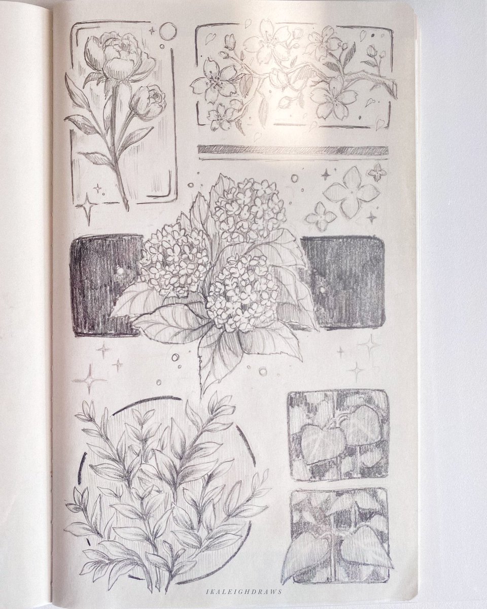 ikaleighdraws's tweet photo. 🌸

The little sketchbook page that got me out of a rut 🥹
#sketch #pencilart #Sketchember https://t.co/uMdZkpZrVi