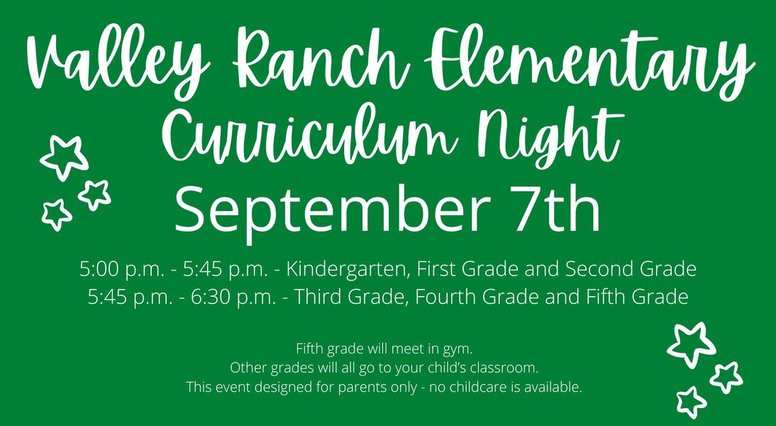 🌟 VRE Parents! Dive into the academic year with us on Curriculum Night, Sept 7th (tomorrow)! 📌 5-5:45pm: K, 1st & 2nd Grade 📌 5:45-6:30pm: 3rd, 4th & 5th Grade 📍5th in gym; K-4th in child's class! 🚸 Parents-only event. No childcare provided. #VRECurriculumNight