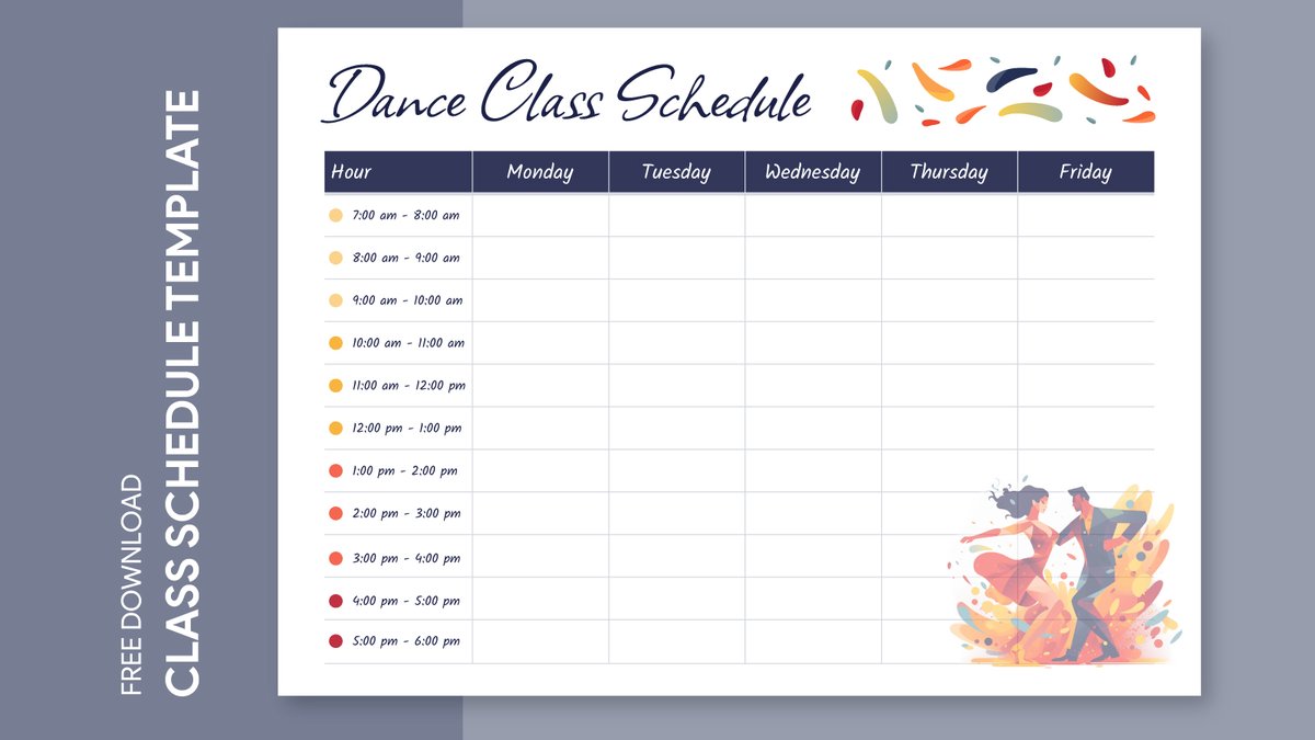 gdoc_io's tweet image. Dance Class Schedule. Free Google Docs template. Can be used free of charge for business, education, and personal use. #class #classschedule #dance #danceclass #danceclassschedule #dancestudio #gdoc #googledocs #schedule #school #template

Get free →  gdoc.io/class-schedule…