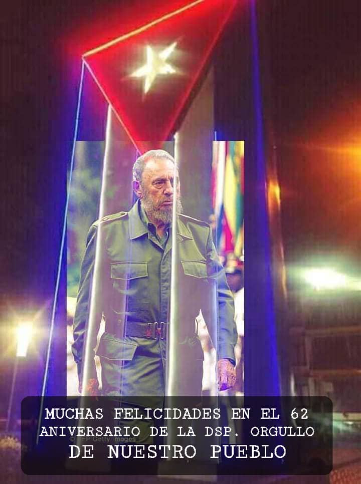Muchas felicidades a los combatientes y trabajadores civiles de la Dirección de Seguridad Personal, que este 6 de septiembre arriba a su 62 aniversario. #Cuba #DSP #CDRCuba #SomosDelBarrio