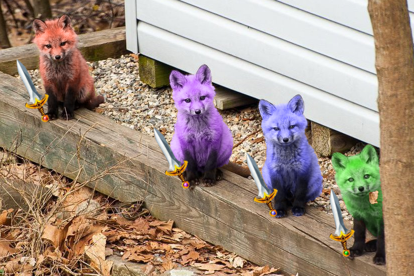 OpossumCrewDev's tweet photo. @FoxesEveryHour four sword https://t.co/AWGfN9OgPb