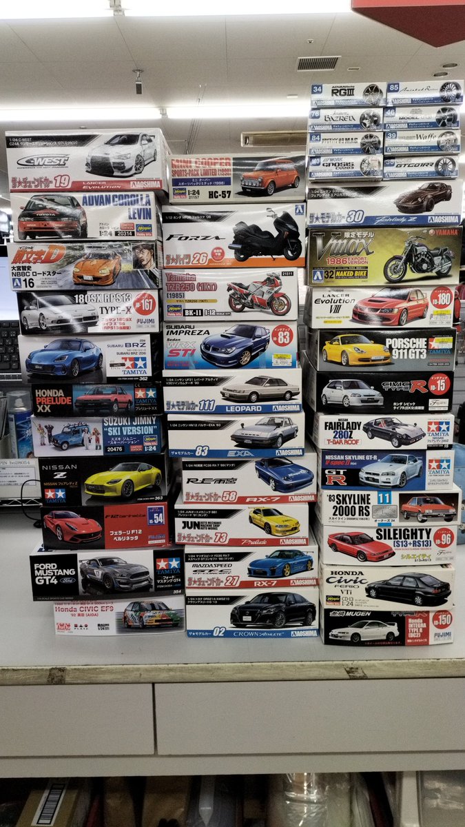 hobby28054's tweet photo. こんにちは!ホビーオフ札幌あいの里店です!!
車バイクのプラモデル入荷しました!!!
#入荷情報
#札幌市北区
#ホビーオフ
#ecoreuse https://t.co/Dn6fdDEHS8