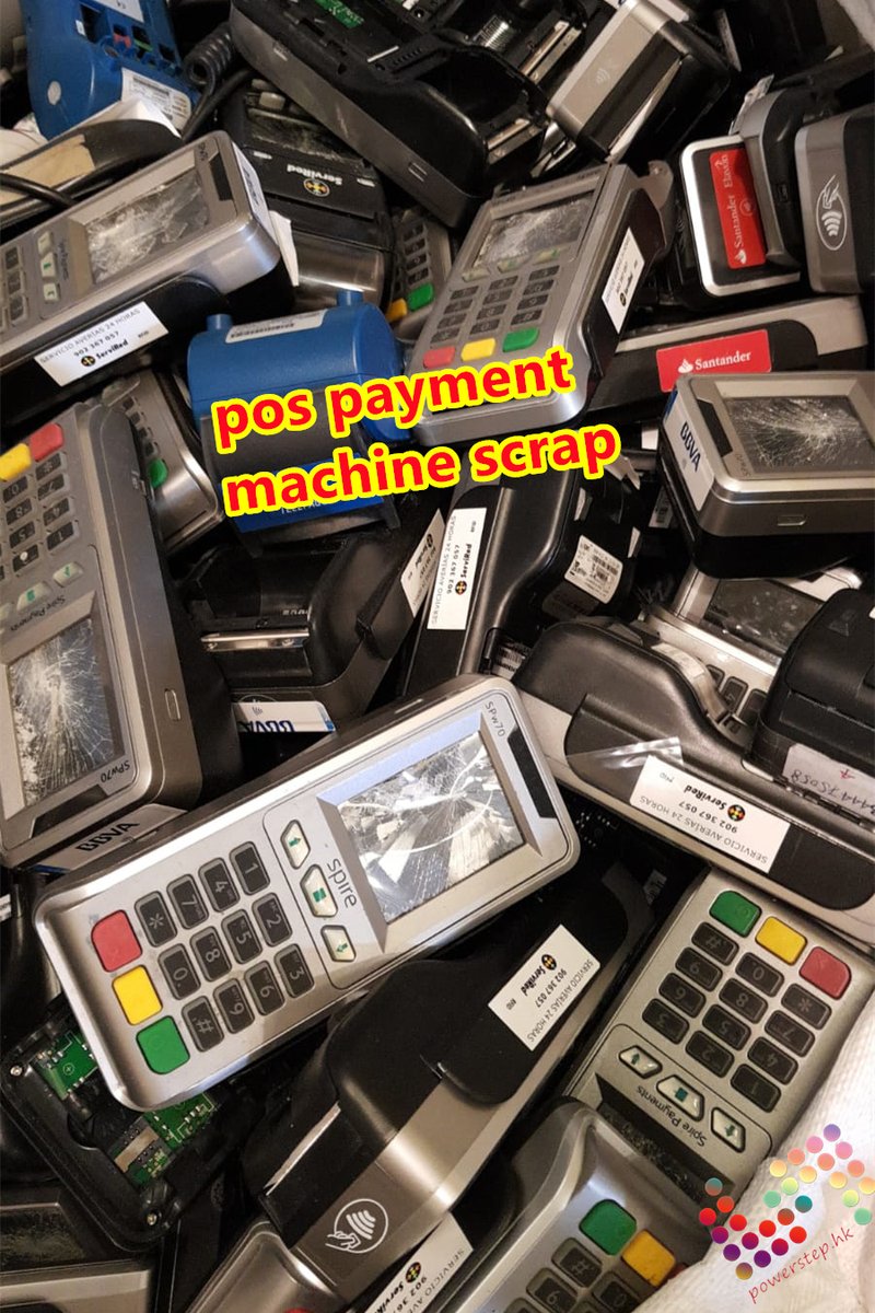 PowerStepHK's tweet photo. *pos payment machine scrap*
https://t.co/tA1cPwL00P is always in business of electric scrap recycling.  
Interest to cooperate pls contact via whatsapp +85260669186 / wechat +8613923192733 / mail: VDBSWA@GMAIL.COM
#scrapyard #scrapbuyer #scrapdealers #metalscrap #ewasterecycling https://t.co/MFy54OFCRK