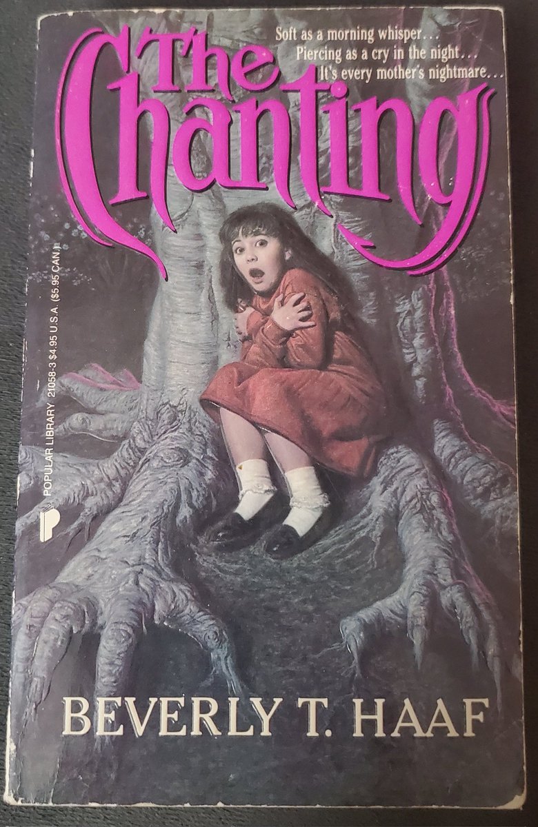 'The Chanting' by Beverly T. Haaf, 1991.
Cover art by Eric Anderson.