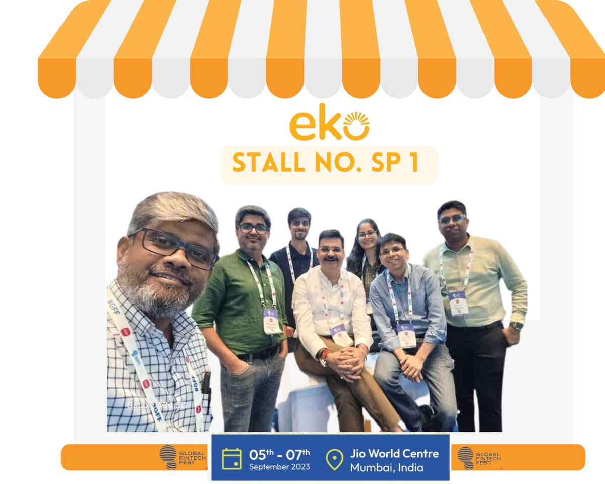 Day 1 for Team <a href="/ekospeaks/">Eko</a>  was full of excitement, and we are eagerly prepared to welcome all of you for Day 2 at GFF, Mumbai. 

#LastMileBanking #EmpoweringIndia #FinancialInclusion #BharatBanking #GFF23
#ekoEvent #TeamEko #ekostall  #ThankYouForComing  #eko