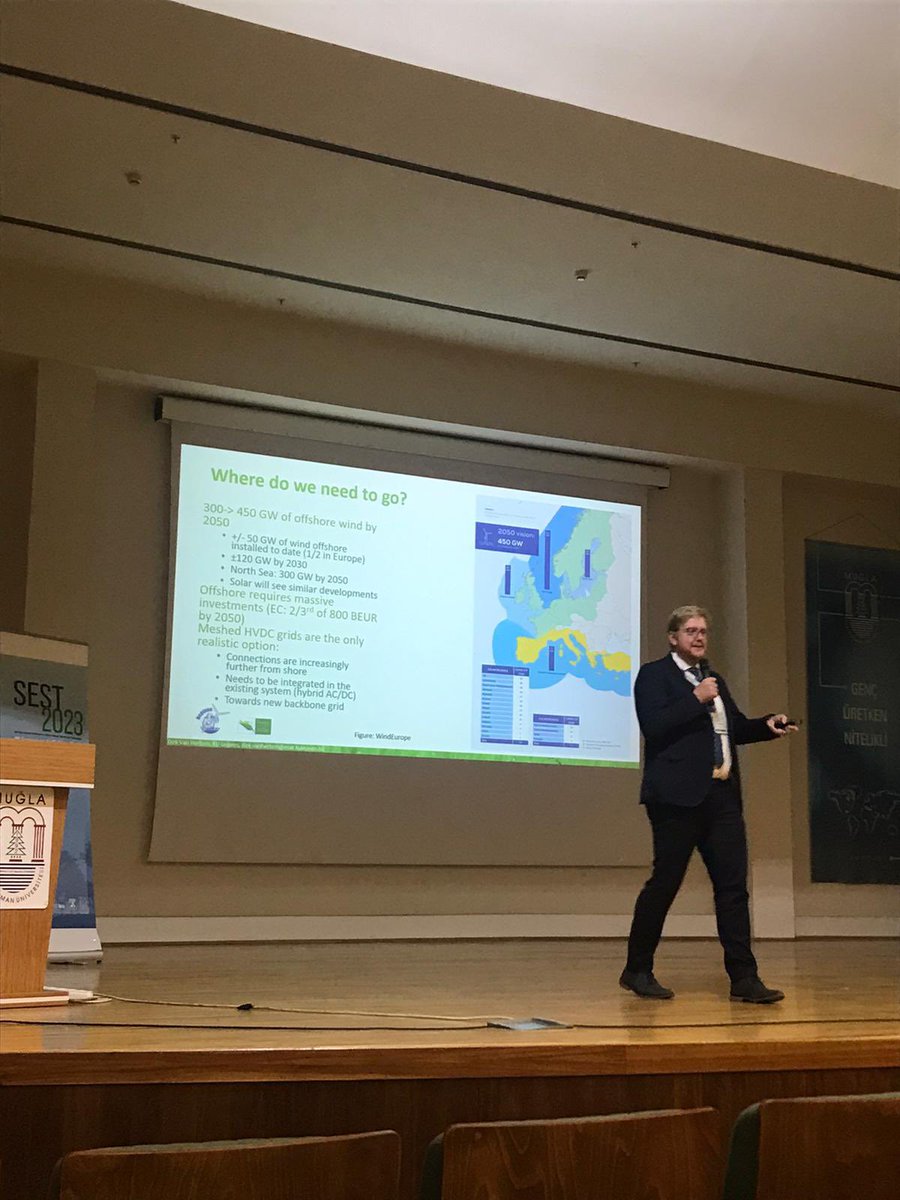 👏 A special thanks to Dirk Van Hertem for his outstanding contributions at #SEST2023! 🌟 His expertise and insights have been instrumental in making this conference a success. We appreciate your valuable participation, Dirk! 🤝📚 #SESTSpeaker #Appreciation