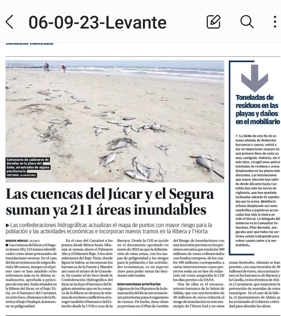 iSostenibilidad's tweet image. Las cuencas del #Júcar y #segura suman 211 áreas inundables en la nueva cartografía de #Inundaciones