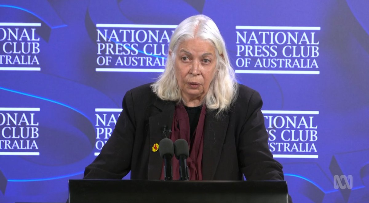 Professor Marcia Langton, a remarkable Australian, I highly commend her #NPC address ABCIview.
#VoteYesAustralia