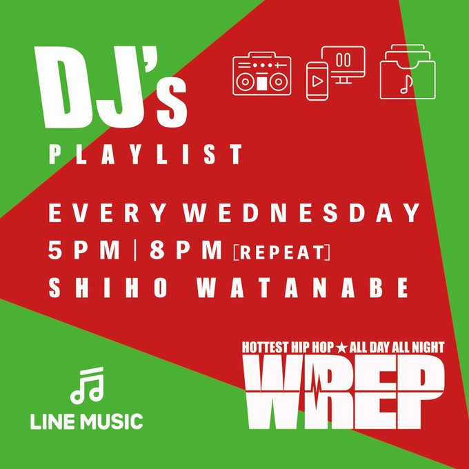 WrepRadio's tweet photo. #WREP #NowPlaying
渡辺志保 (@shiho_wk)
「DJ's PLAYLIST」

TOMi (@Tbance7)

#LINEMUSIC にて公開された
「TOMi’s Vibes」

Yo-Sea ‒ Waiting

>>LINE MUSIC プレイリスト
https://t.co/Rwu5uxX9o3 https://t.co/ymdKNYXrKC