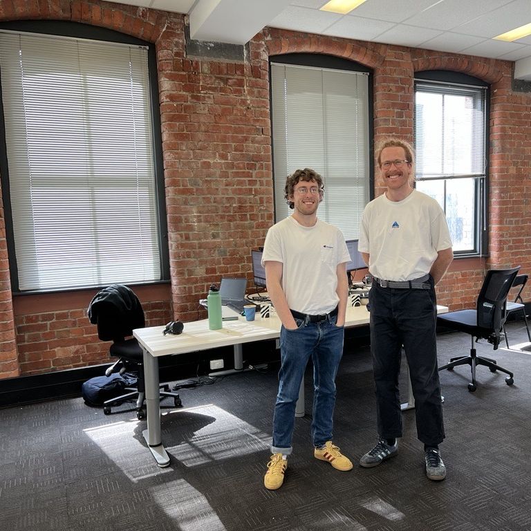 🌿 Say hello to our Nature-Based Solutions Lead, Josh Anderson, and Environmental Markets Lead, Darcy Clarke, in our new HQ at The Robur Tea House! We're thrilled to unveil a workspace that combines historical architecture with our cutting-edge tech for land management!