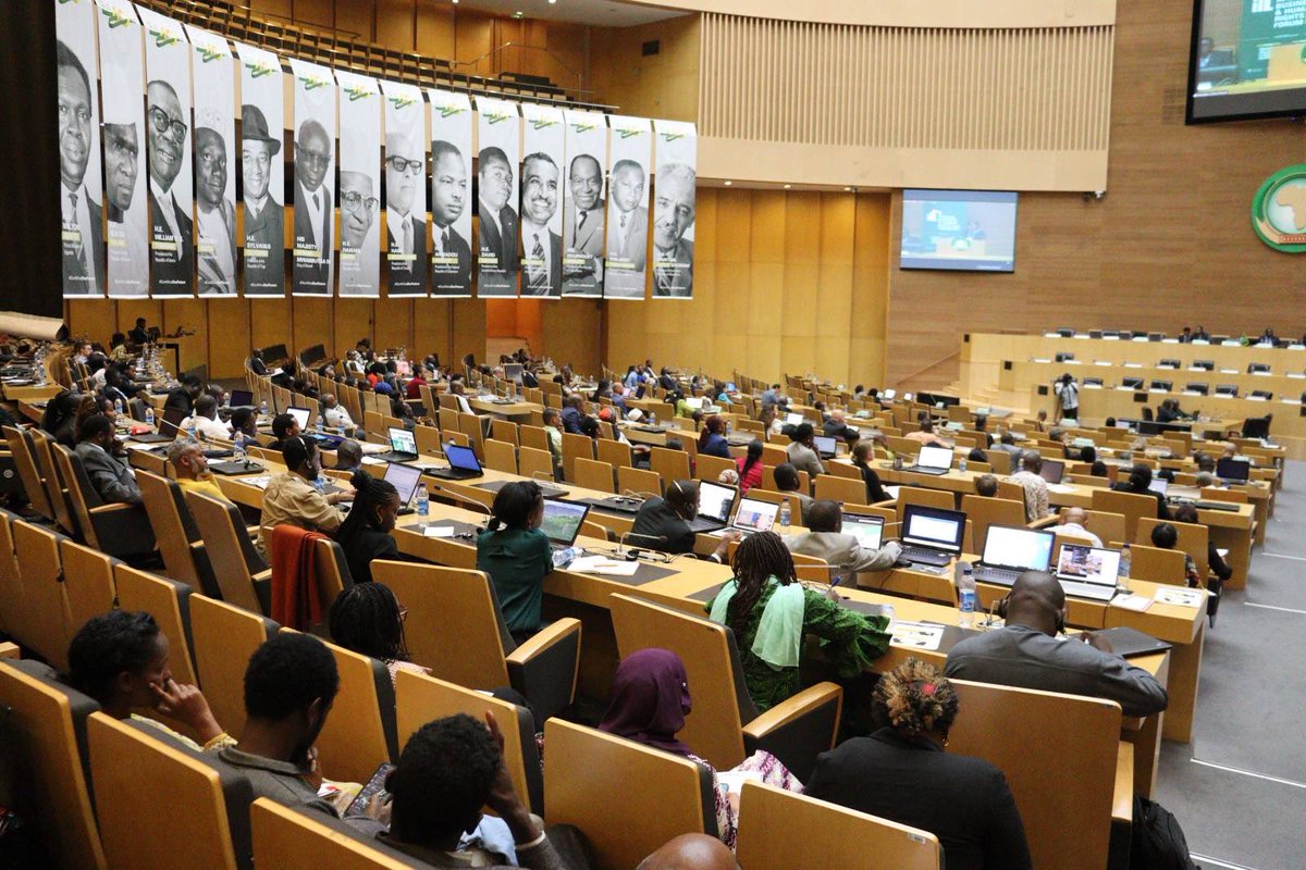 fes_au's tweet photo. 🗣️ Happening now: the 2️⃣nd #ABHRForum just kicked-off with plenary discussions in Addis 🇪🇹. 

@fes_au and @IndustriALL_GU brought together trade unionists from all over Africa 🌍 to echo the voice of #workers. 

Livestream: https://t.co/nR8AkhjgaQ 💻 https://t.co/wV33PESB1V