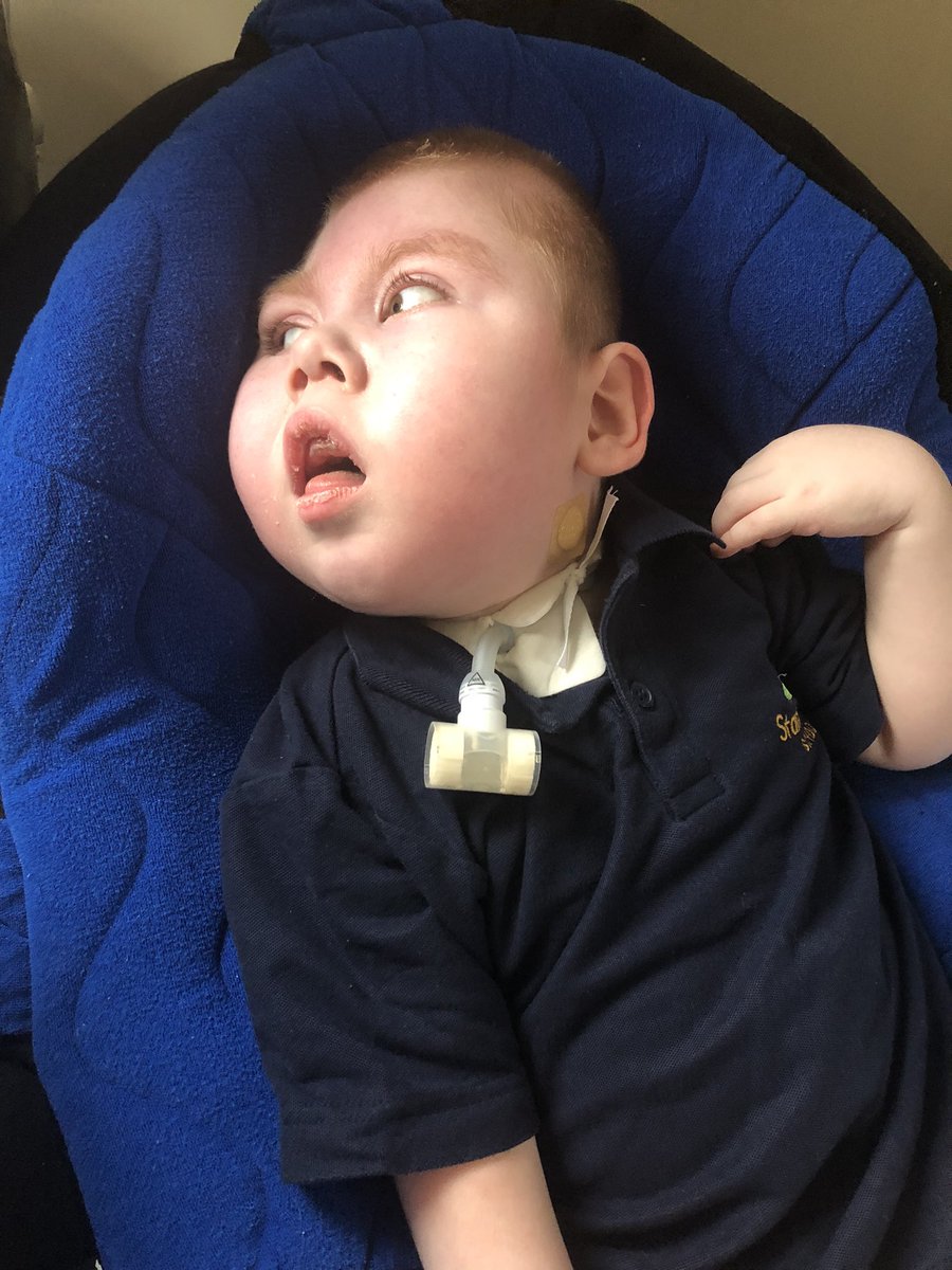 CatherineCoton's tweet photo. @scargill_school @StantonValeSch All ready for year 3 and reception year! I know Freddie can’t start yet due to funding issues but we wanted to document today anyway!!! https://t.co/xXwuavTQSE