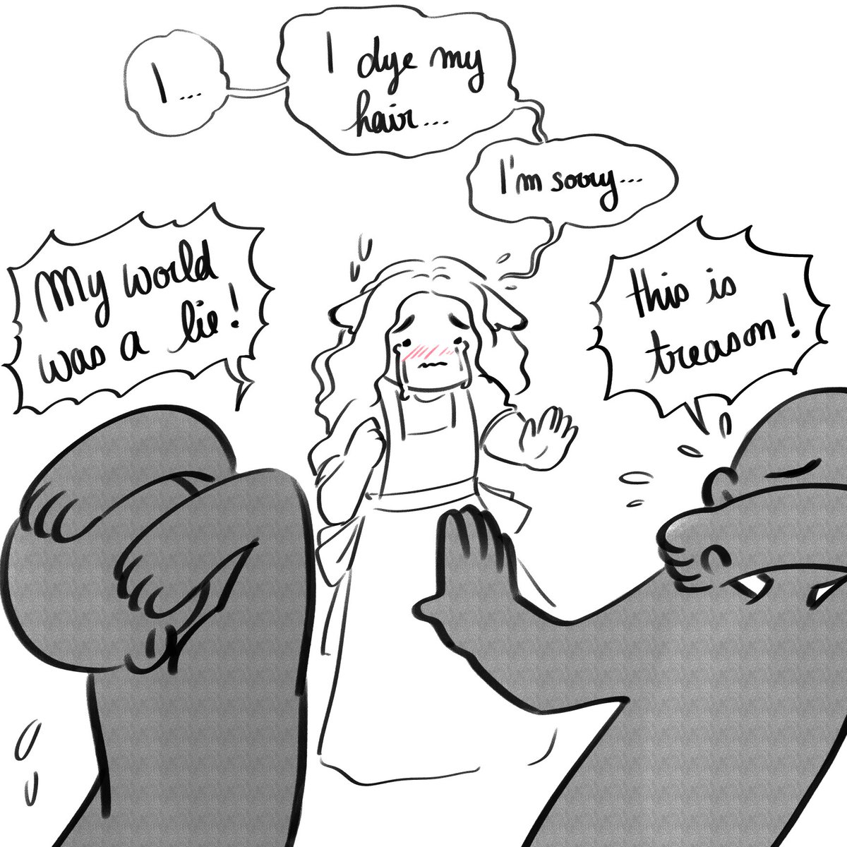 People that always dye their hair may relate XD