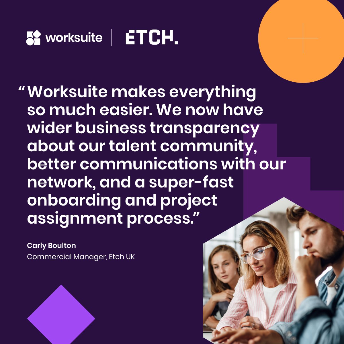 worksuite_com's tweet image. Time savings, faster revenue recognition and saying #ByeByeSpreadsheets, for good - #FreelanceManagement has been going pretty well for @EtchUK! 😜 Learn more: bit.ly/3Pes9SO 

#Worksuite #ByeByeSpreadsheets #WorkforceManagement #TalentManagement #FreelanceManagement