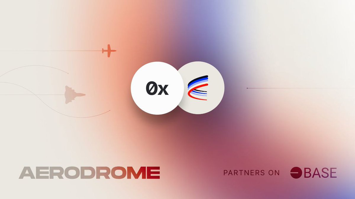 ijijoyce's tweet photo. #0xProject is live on #BuildOnBase and has officially integrated Aerodrome. Bringing Base's largest liquidity source to its ecosystem of apps including #matchaxyz aggregator. #iweb3 https://t.co/9E6ahefYwq