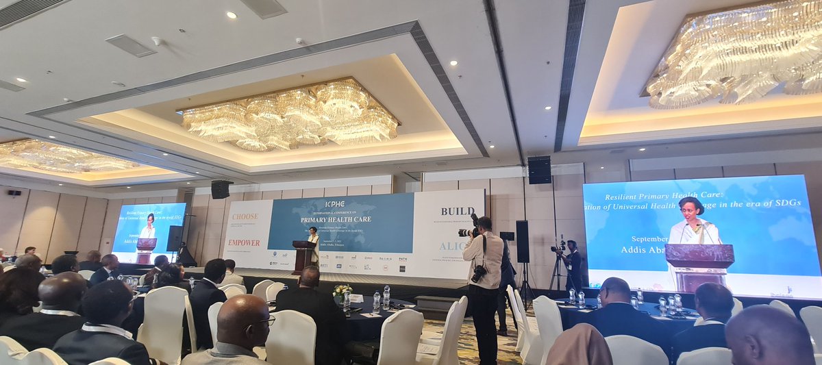 BinyamTila's tweet photo. The international conference on Primary Healthcare officialy started in Addis this morning. I will be a panelist in two sessions today and tomorrow to talk about embedded Implemebtation research PHC with our Alliance colleagues. Join us! https://t.co/Fb75IgOVst