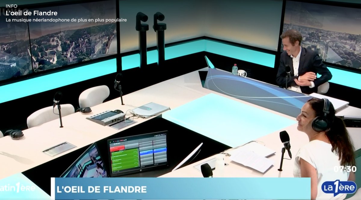 On s'est bien amusé ce matin avec @FrancoisHeureux  sur @lapremiere où je suis venue expliquer pourquoi la 'chanson flamande' est aujourd'hui devenue plus populaire que jamais... (en musique, évidemment !) 😊😉 C'est à revoir par ici : auvio.rtbf.be/media/les-sequ…