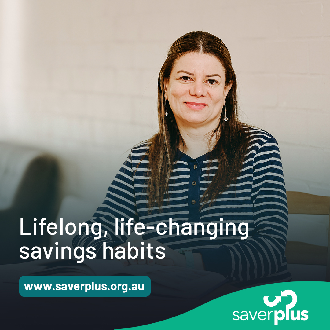 Saver Plus helps you develop lifelong savings habits. Plus, you can get $500 from ANZ to help you with education related costs! 👨‍🎓

Income, eligibility, and participation criteria apply. Head to saverplus.org.au to find out more.