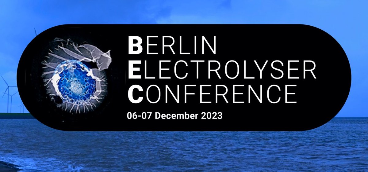 Join the Berlin #Electrolyser Conference 2023! 

Scale up #PEM #ALK #AEM #SOEC and become a part of this unique network of #hydrogen leaders and #electrolysis experts from across the globe in Berlin on 6-7 December.

Secure your ticket today: bectrolyser.de