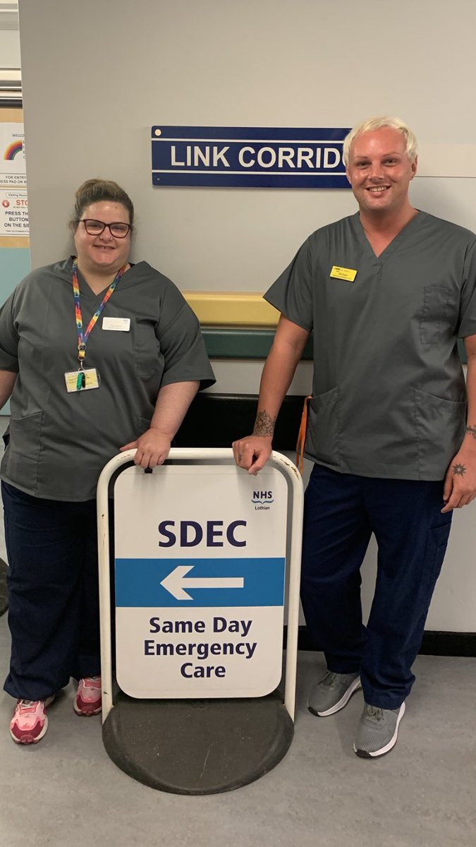 So proud of this pair  ⭐️ Starting their HNC in Healthcare journey. Seeing your team progress, have these opportunities and watch their hard work paying off brings you joy! Good luck Mikkal and Terry. <a href="/SDECwgh/">SDEC (Same Day Emergency Care) WGH</a> <a href="/WghLothian/">WGH Connect</a>