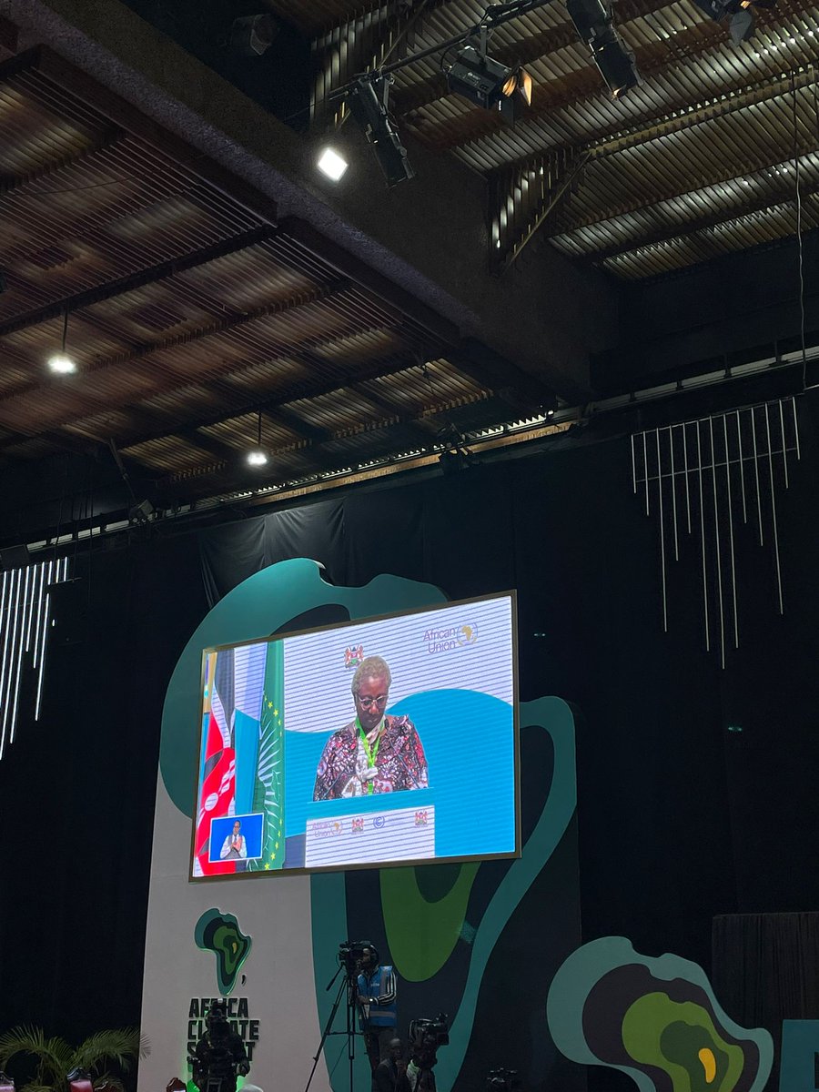 JulietNwobodo1's tweet photo. Currently speaking: @PriscillaAchakp at @AfClimateSummit Plenary, 
She admonished  women to  stand together and convey a clear message to African Union and lead institutions on climate actions. 
The voice of African women should be heard, https://t.co/Nc9Lw3eEkk