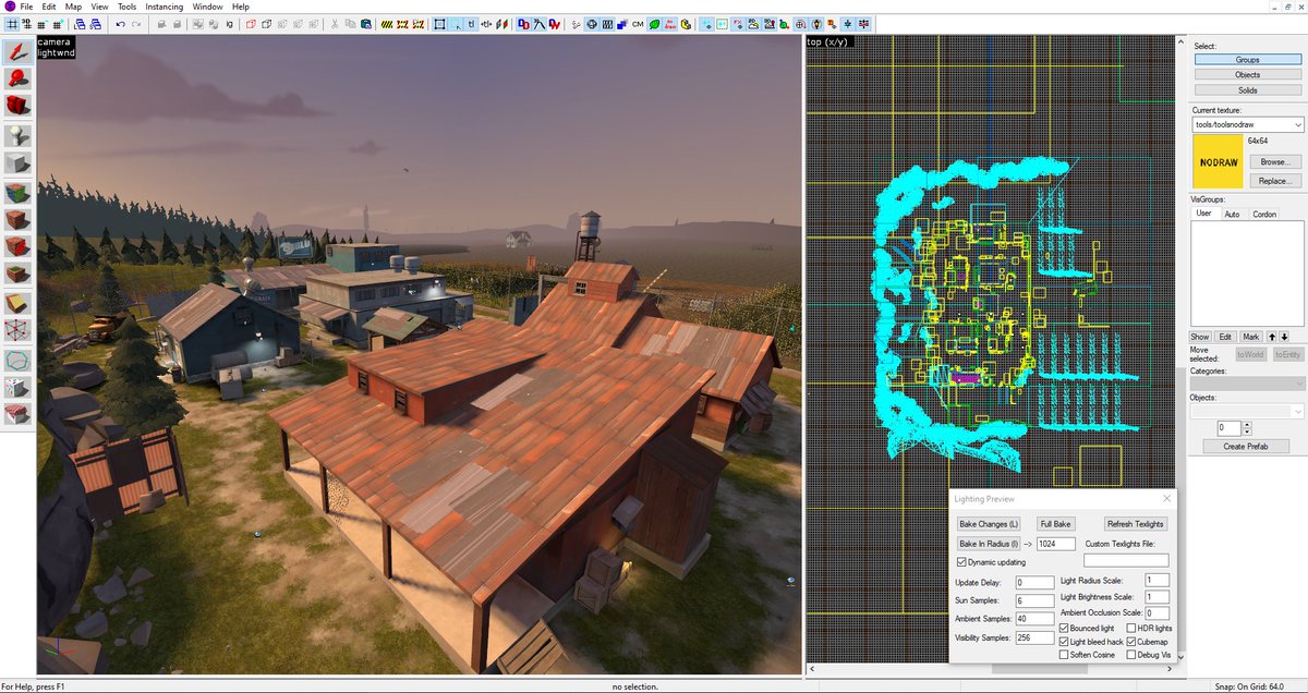 Archanor's tweet image. It's only been about 10 years since I last booted Hammer🔨 Cool to see new editors with lighting preview and functioning 3D skyboxes
#sourcesdk #hammer #teamfortress2