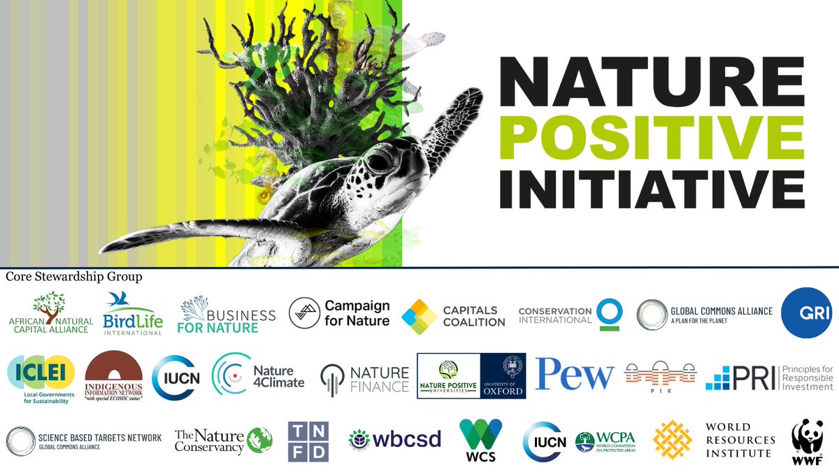 Today, we join 26 other organisations and coalitions in the launch of the Nature Positive Initiative! It promotes the integrity of #NaturePositive by 2030 global goal, fostering a sustainable future for all.