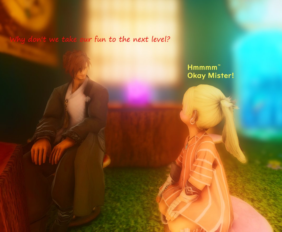 WickedLezz's tweet photo. A fun little date with @Etho_Sensei hehe~
#FFXIVlewd #lalalewd #lalafellnsfw https://t.co/SbHPHzkngA