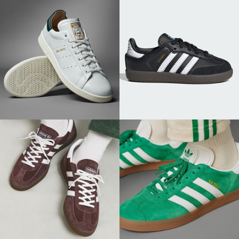 ZOZOSHOES2020's tweet photo. 【adidas】今季注目の新作スニーカーをチェック☝👟

ガゼルやハンドボール スペツィアルといった人気沸騰中のテラスシューズから、
王道のスタンスミスやスパースター等々！

人気モデルから続々と新作が到着✨

新作スニーカーで足元に季節感採り入れていきましょう～！

https://t.co/E38fU1TJe7