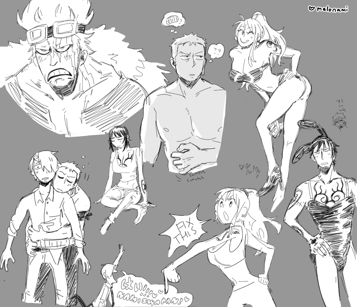 melonami's tweet photo. magma stuff from this last week!! #ONEPIECE 🥰 https://t.co/i4EcMF3AJV