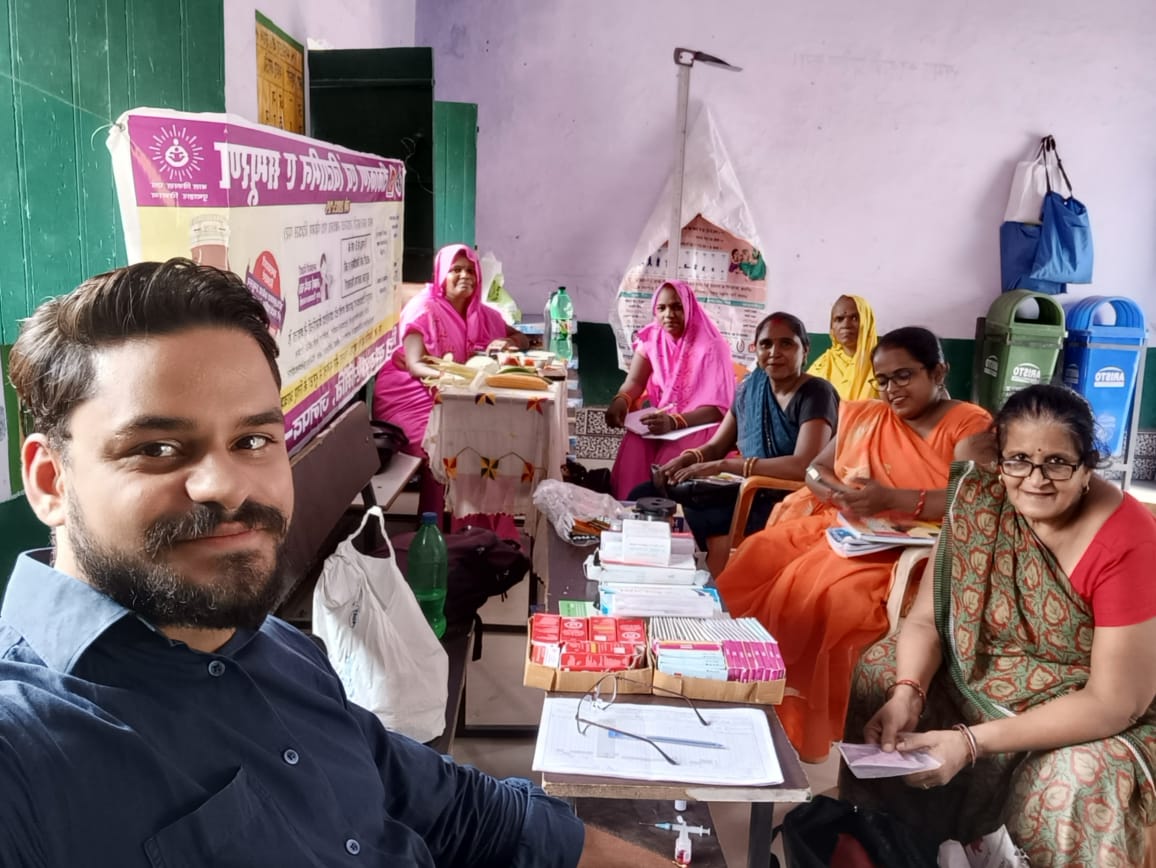 TB Camp in tatarpur colony kasganj